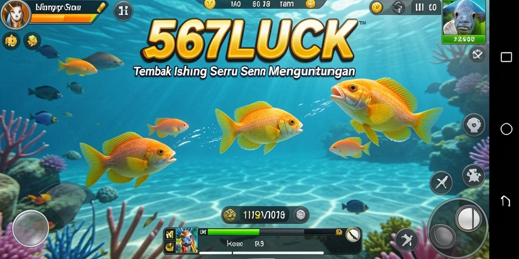 Tampilan gameplay menarik dari 567LUCK Tembak Ikan.