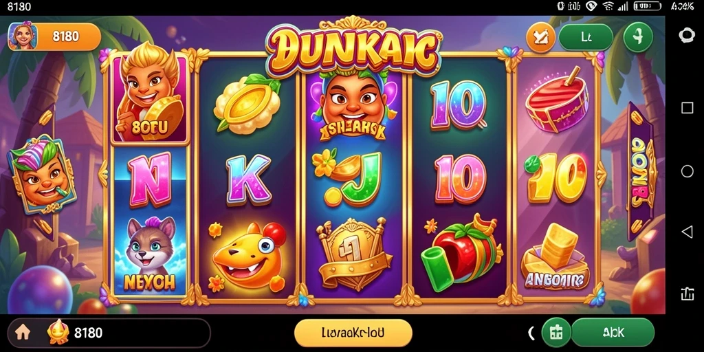 Screenshot gameplay 8180 menampilkan keseruan bermain slot.