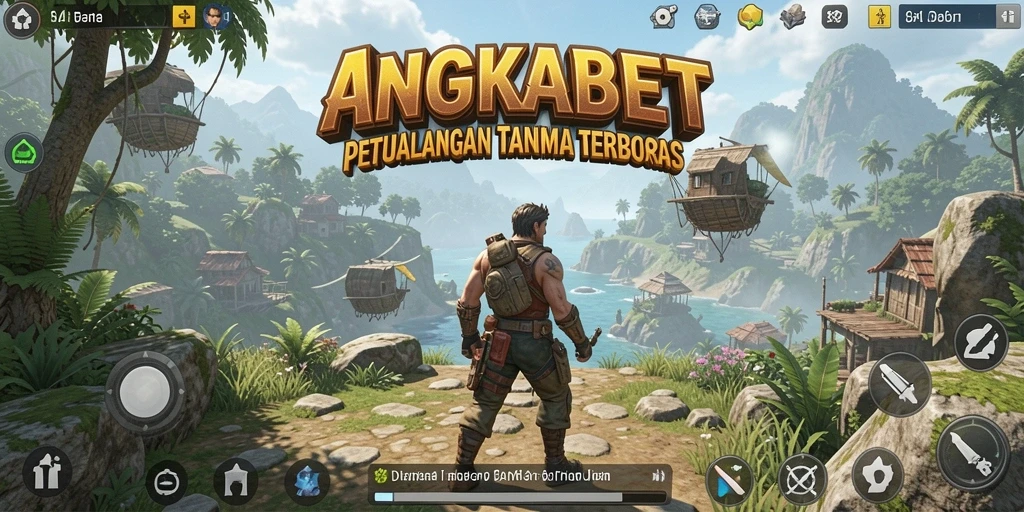 Tampilan gameplay ANGKABET yang menawan di dunia terbuka.