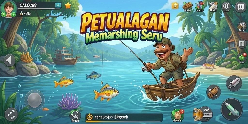 Tangkapan ikan besar dalam gameplay CALO288 yang menakjubkan.