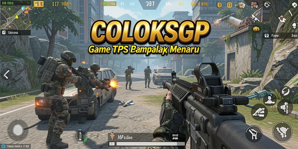 Gameplay seru COLOKSGP dengan aksi tembak-menembak yang mendebarkan.