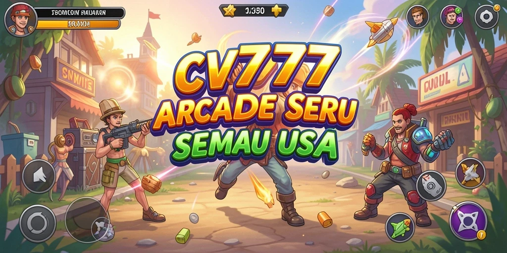 Tampilan gameplay seru dari CV777 yang penuh tantangan arcade.