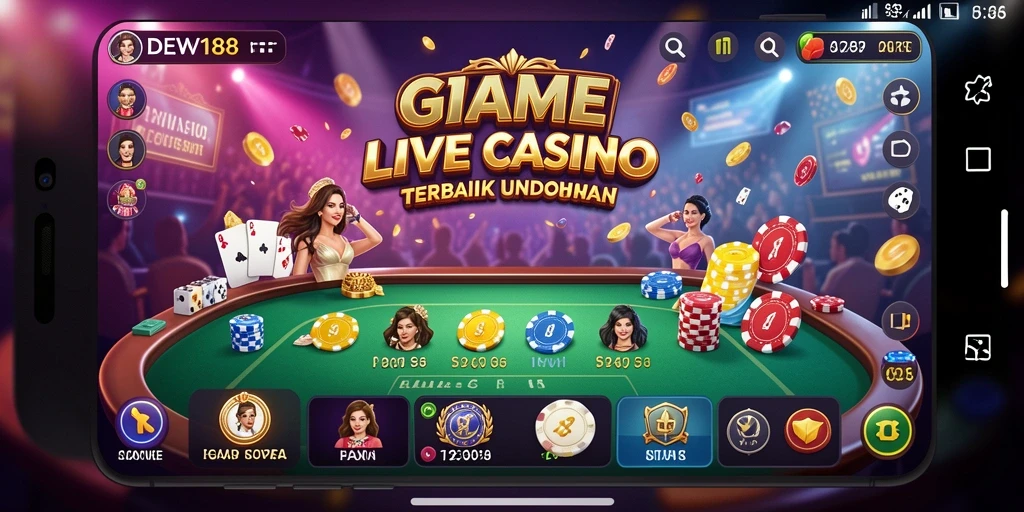 Gameplay seru dan interaktif di DEWI188 Live Casino.