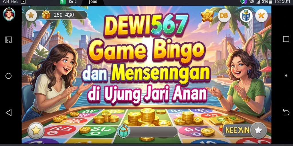 Tampilan gameplay seru DEWI567 dengan kartunya yang beragam.