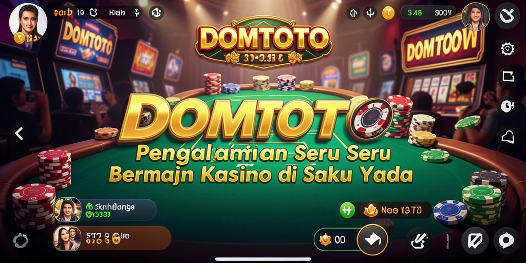 Screenshot DOMTOTO menunjukkan gameplay menarik saat bermain Kasino.