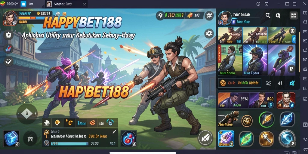 Tampilan antarmuka pengguna HAPPYBET188 yang intuitif dan menarik.
