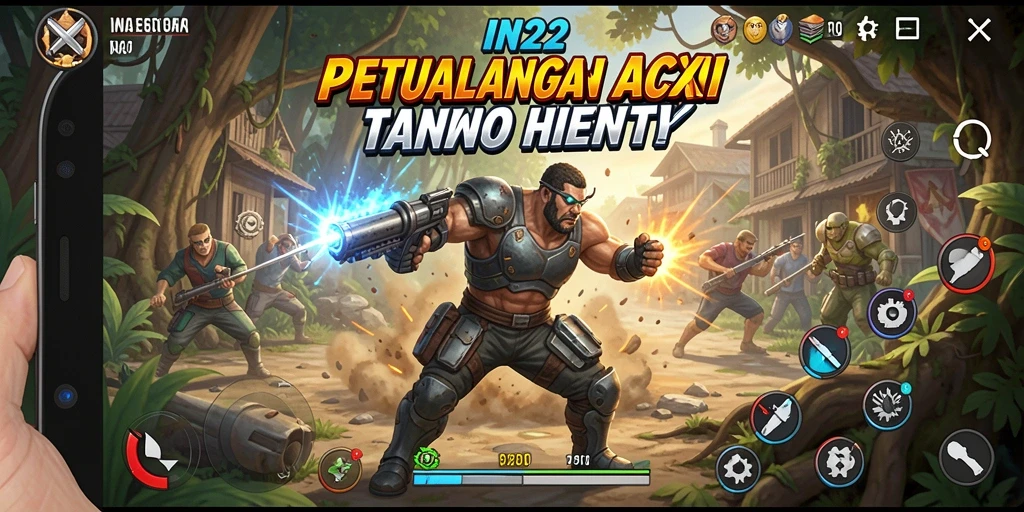 Screenshot gameplay IN22 menampilkan aksi seru dan keren.