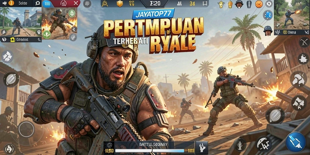 Gameplay JAYATOP77 yang seru dan intens di arena pertempuran.