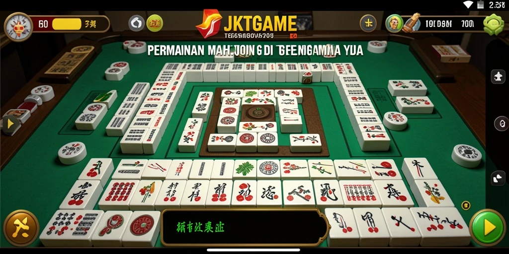 Tangkapan layar JKTGAME menampilkan gameplay seru Mahjong yang menantang.