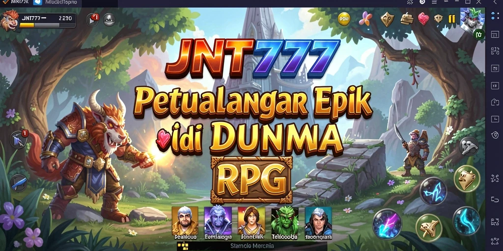 Screenshot JNT777 menampilkan gameplay RPG yang mendebarkan dan penuh aksi.