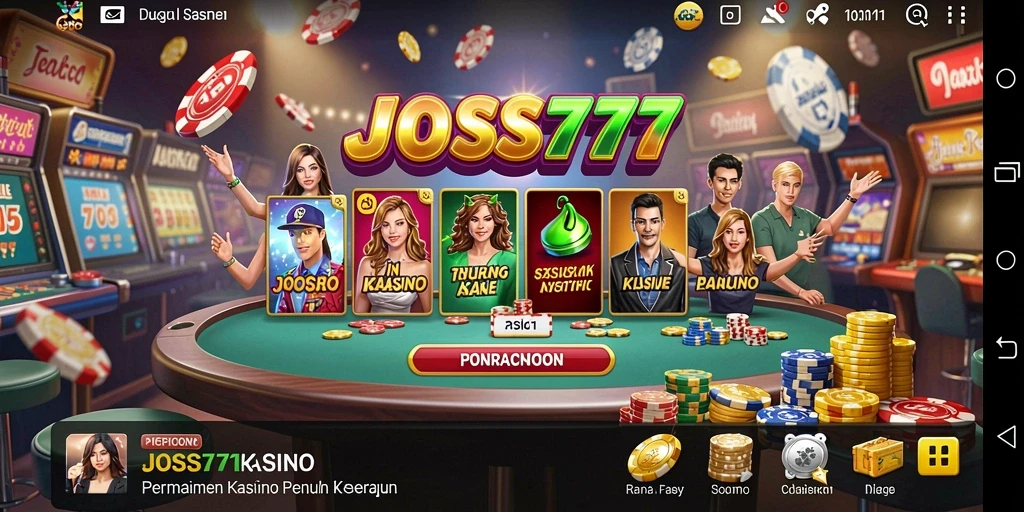 Gameplay seru dengan berbagai pilihan permainan Kasino.
