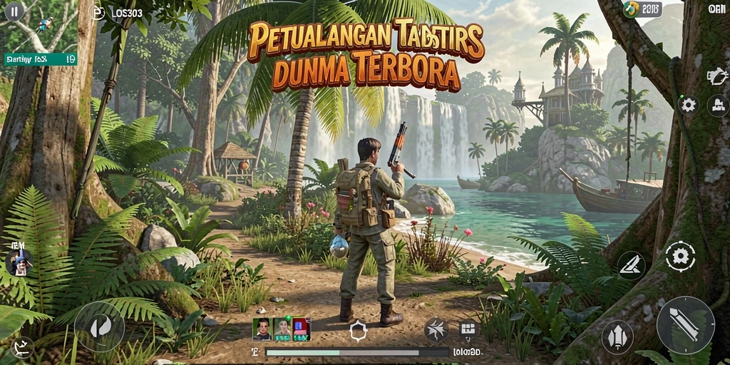 Tangkapan layar menunjukkan gameplay terbuka dalam LOS303 yang menarik.
