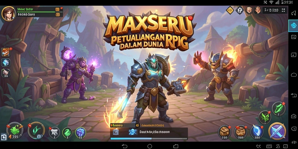 Gameplay seru di dunia fantastis MAXSERU.
