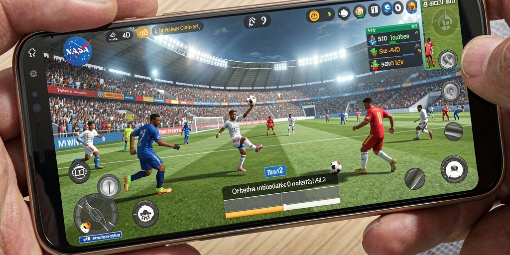 Tampilan menakjubkan dari gameplay interaktif olahraga di NASA4D.