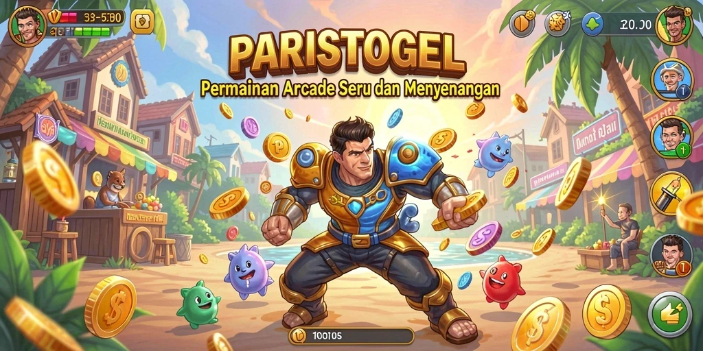 Gameplay seru PARISTOGEL dengan tantangan Arcade yang mendebarkan.
