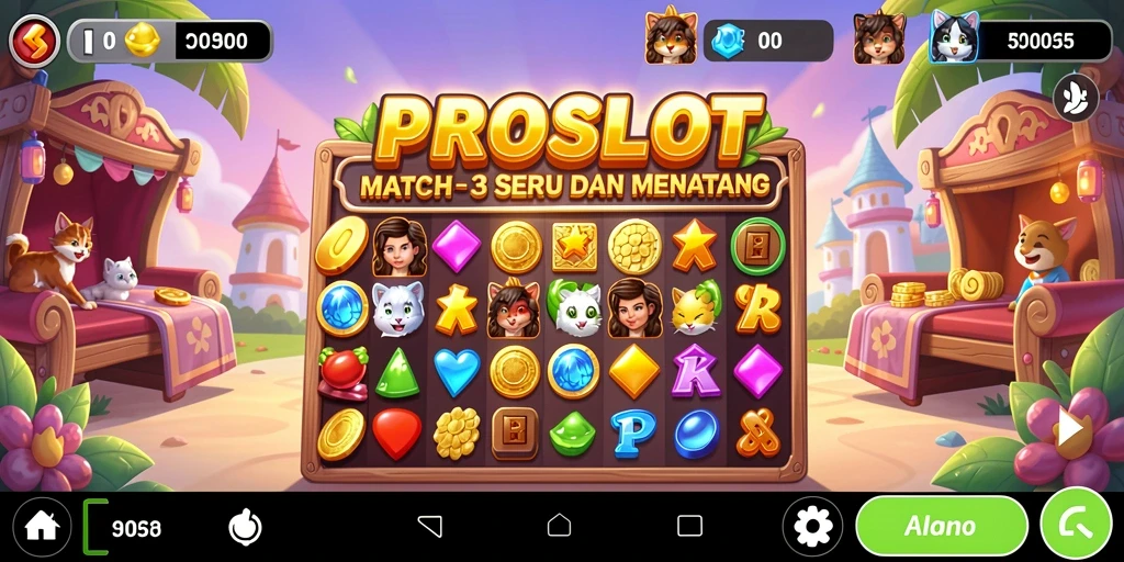 Tampilan menarik dari gameplay PROSLOT yang menantang.