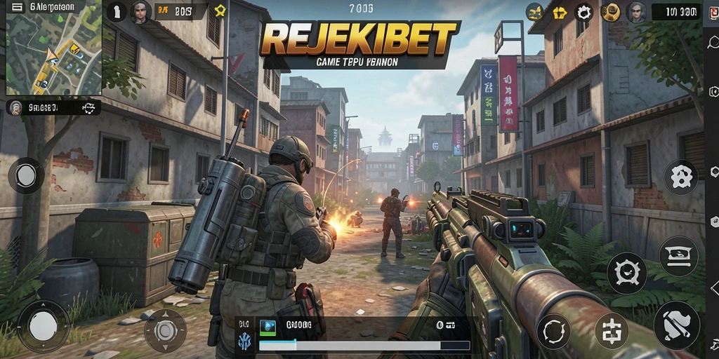 Tangkapan layar gameplay seru REJEKIBET menampilkan aksi intens dan grafis menawan.