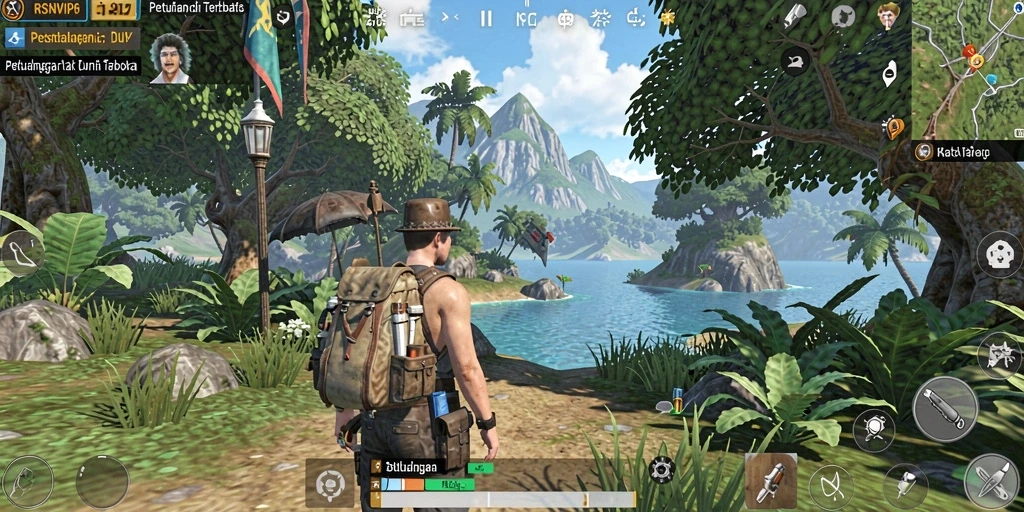 Tampilan menarik dari gameplay Open World RSNVIP6 yang penuh aksi.