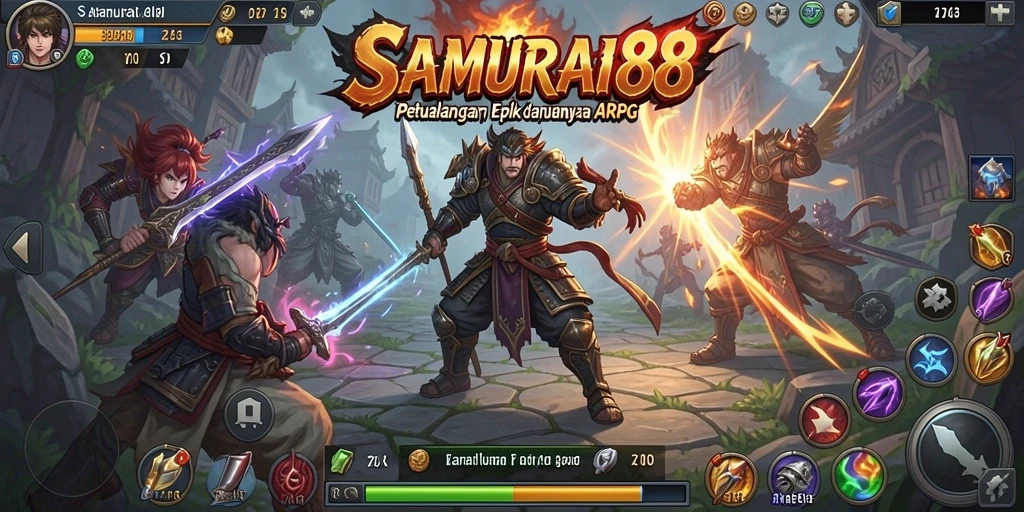Gameplay SAMURAI88 yang mendebarkan dan menantang.