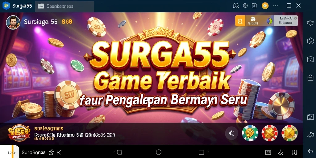 Gameplay seru dan menarik di SURGA55 saat bermain Kasino.
