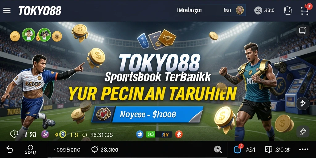 Tampilan utama gameplay Sportsbook TOKYO88 yang menarik.