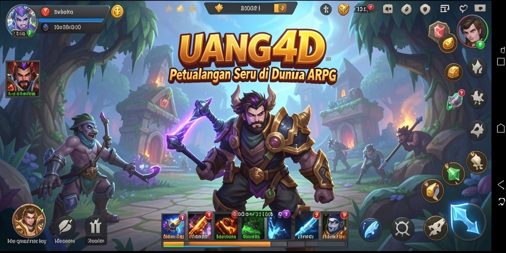 Tampilan gameplay menarik dari UANG4D, penuh aksi dan petualangan.